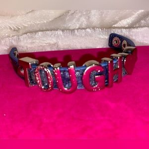 BCBGeneration Y2K “Tough love” blue bracelet
